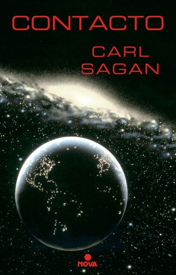 Portada de Contacto, de Carl Sagan